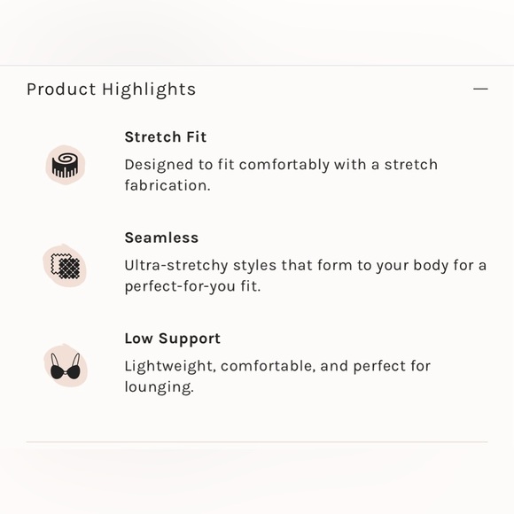 Free People Ali Low-Back Seamless Bra, Xs/Small, in ivory. - Picture 14 of 16